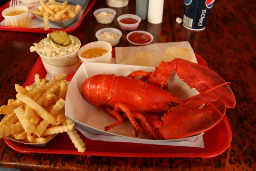 Maine Lobster with Fries