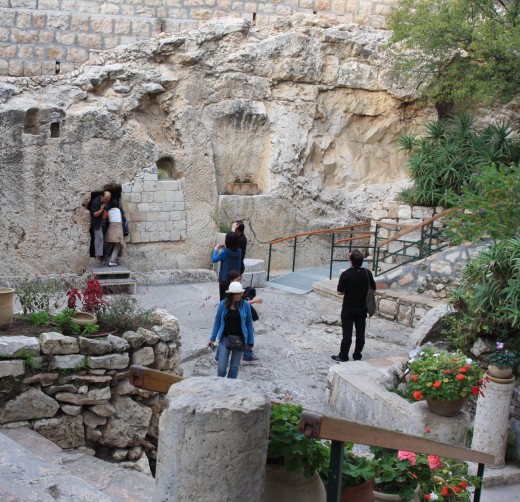 While no one knows for sure where Christ was laid, the Garden Tomb gives us a glimpse of what a typical burial tomb would have been in 33 AD