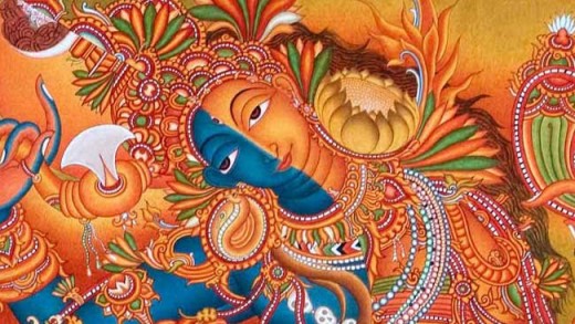 Shiva sat as Ardhanari-half man, half woman