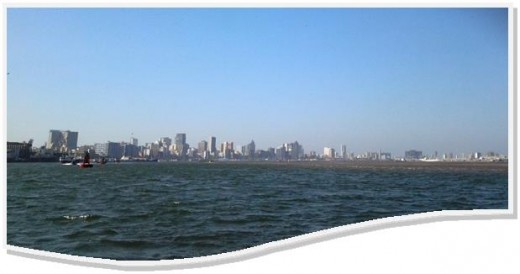 Durban from Durban Harbour