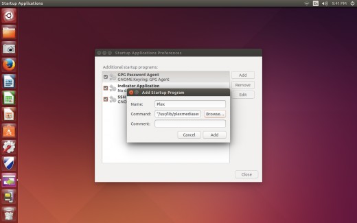 Add Plex as a startup application.