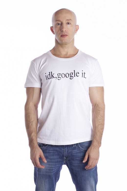 "I don't know, Google It' is probably the most used sentence nowadays. Say it with style through this simple and comfortable shirt. The longline tee is an essential for the fashion savvy guy or girl who's looking to get ahead of the style game! 