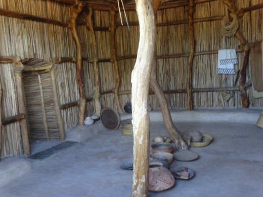 Intérieur d'un Hohokam Pithouse