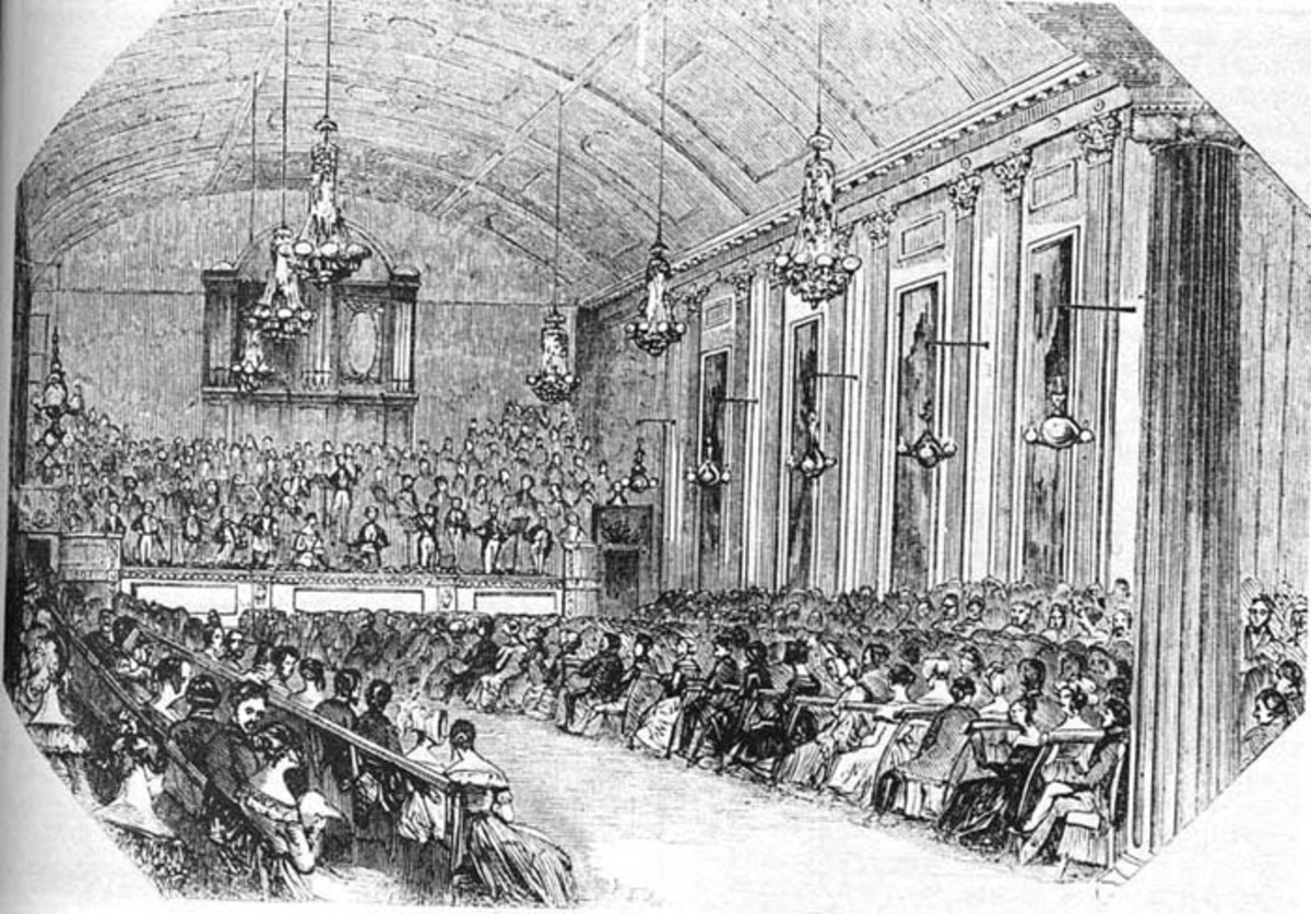 A London concert in 1843