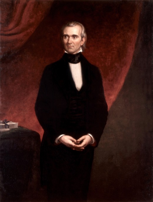 James Polk official White House portrait