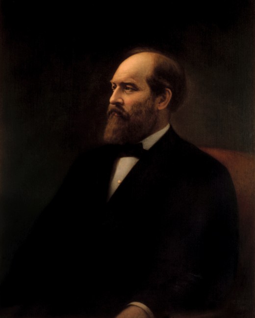 James Garfield's official White House portrait