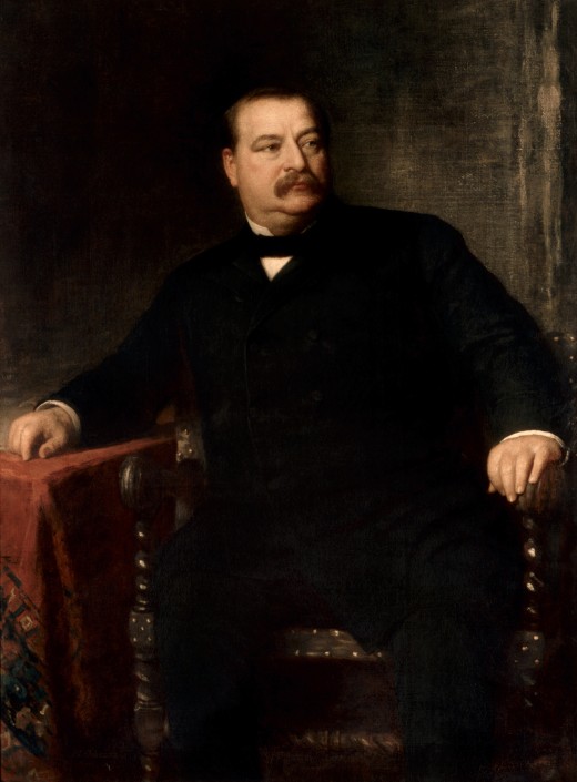 Grover Cleveland's official White House portrait