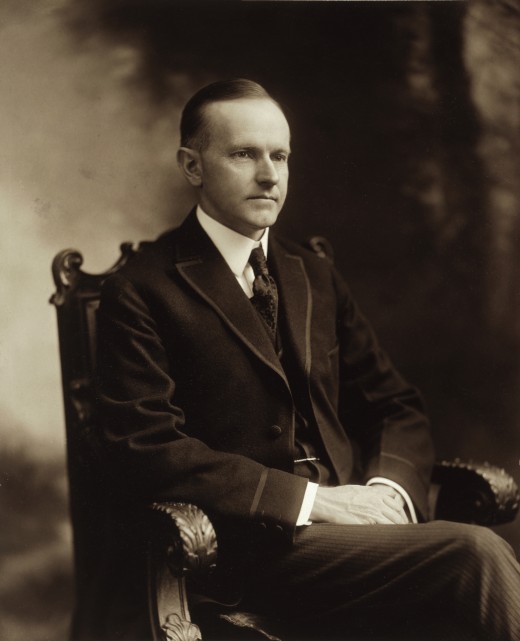 Calvin Coolidge's official White House portrait