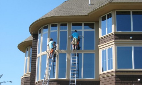 Accessibility is a problem for cleaning windows that are at an elevation