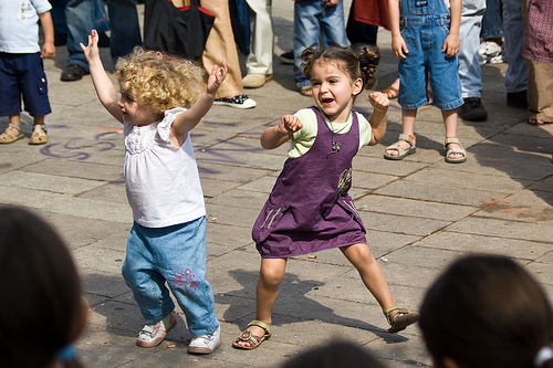 Dancing - fun things to do with your toddler