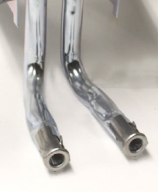 Venturi Tubes connect to the bottom of Oval, H-style and Bow tie burners