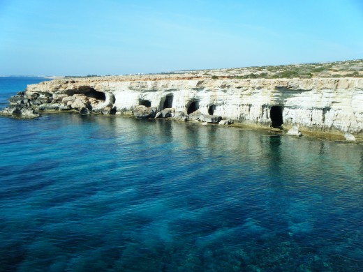 The sea caves of Cyprus are one of the several attractions of the small Mediterranean island. 