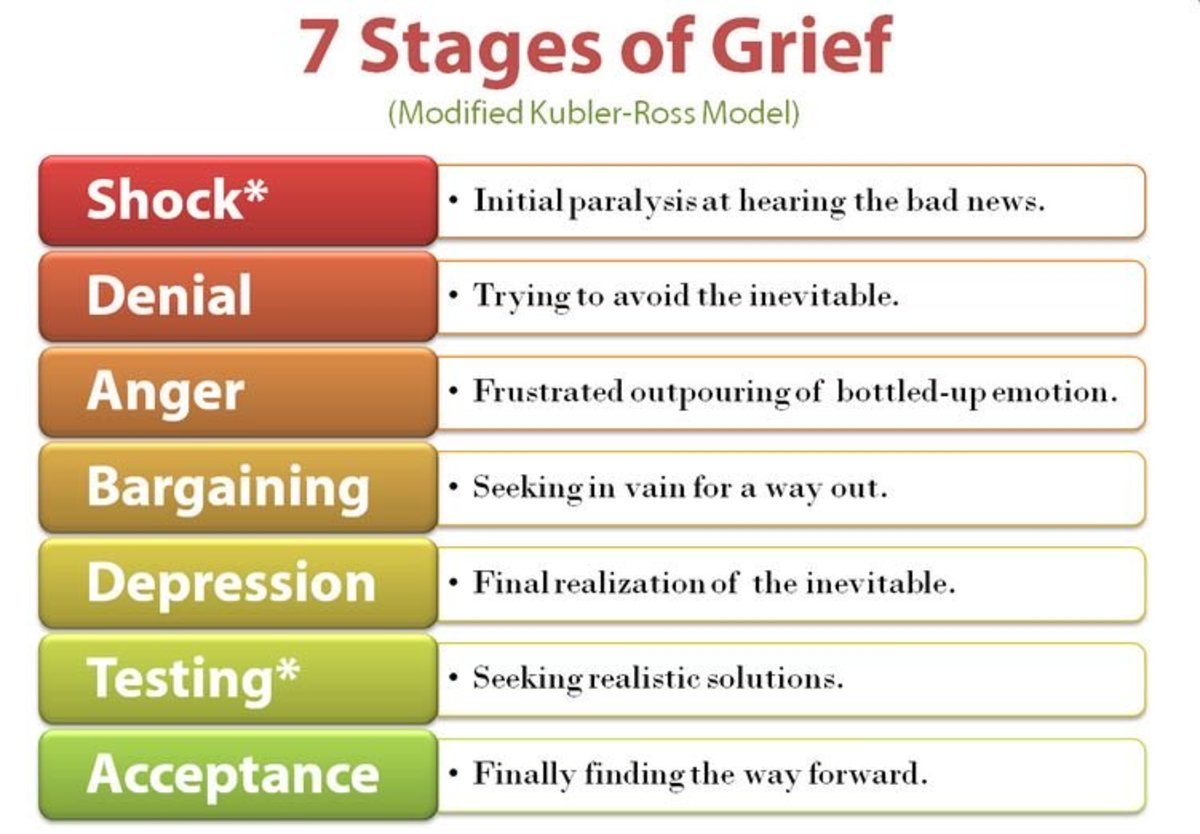 The Grief Cycle Chart