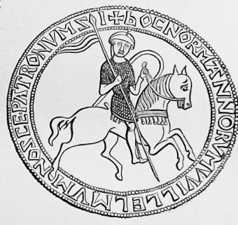 William's Great Seal shows him as he saw himself, the great victor. He was, but his kingship was still in jeopardy five years after his enthronement. Only in 1074 when he forced Malcolm III to sign the Treaty of Abernethy was his kingship assured
