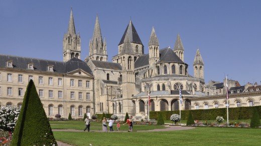 A permanent monument to its patron: the Abbaye aux Hommes in the south-east corner of Caen. Matilda was interred in her Abbaye aux Dames in the north of the city.