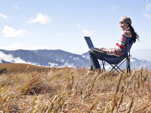 You can search writing ideas when in nature.