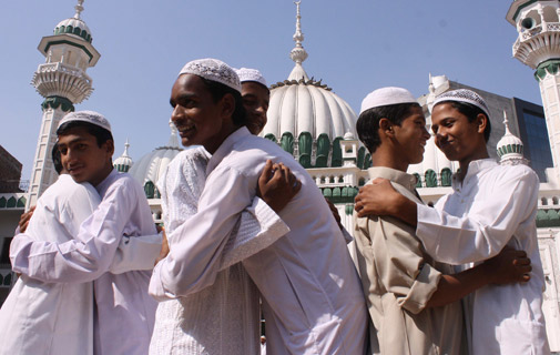 Muslims in Bermuda Celebrating Eid ul Adha . 
