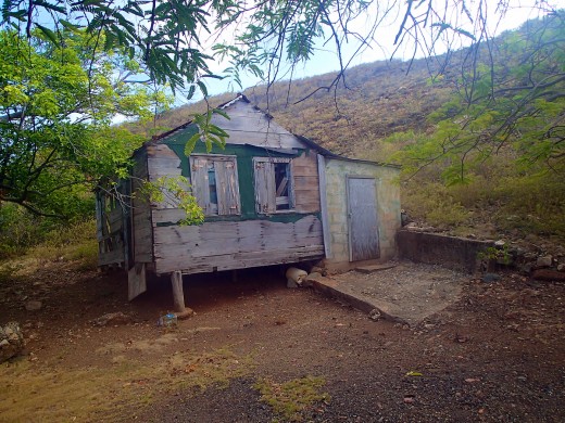 By day it was obvious nobody had been here for a while, not even the chickens (Salt Island hen house)