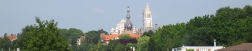 Panoramic view of Comines
