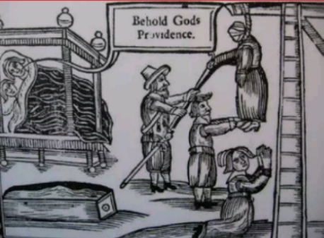 An image depicting how Anne Green was executed