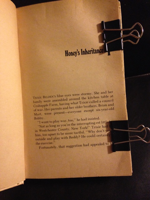 Don't forget to leave a few pages unclamped at the beginning of the book. These loose pages will help hide your cash stash later.