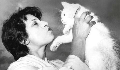 Italys most famous cat lady.