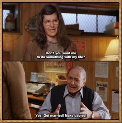 Marcus's father is from My Big Fat Greek Wedding.  Marcus is Tula. 
