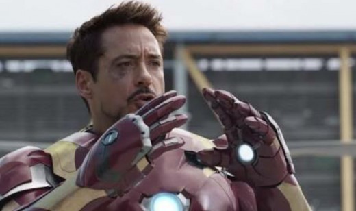 Robert Downey Jr. as Iron Man in Civil War. Photo: Marvel Studios