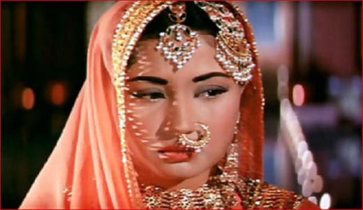 Meena Kumari in 'Pakeezah'