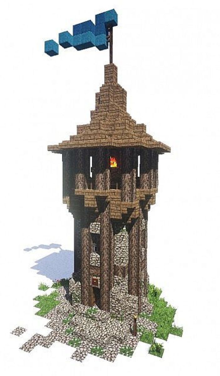 Torre de vigilancia de madera