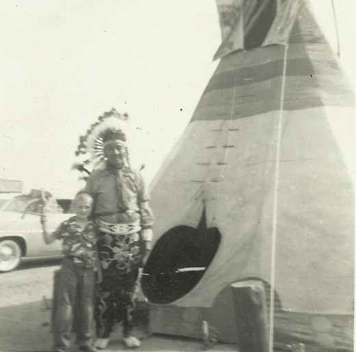 Owen learning about Indians in Oklahoma 