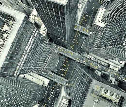 Bird's eye view of Madison Avenue. Somewhere down there an idea's being hatched, have the ad men cracked it?