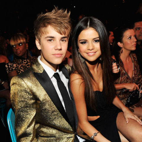 Justin (left) and Selena (right)