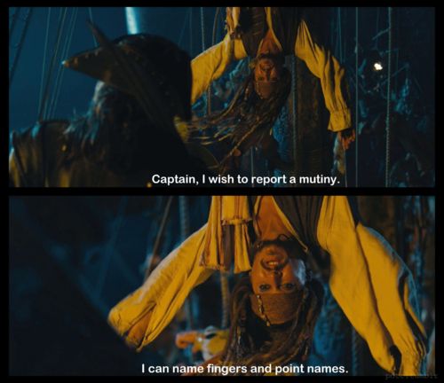 A scene from the movie "Pirates of the Carribbean: On Stranger Tides"