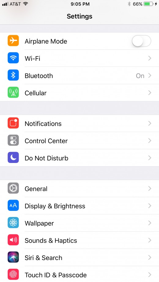 Launch the "Settings" app on your iPhone, and then tap "Do Not Disturb."