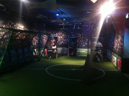 The football museum is a self-guided part of the tour