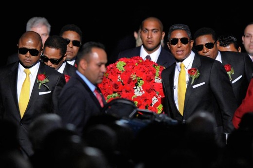 The Jackson Brother's Excorting The Casket