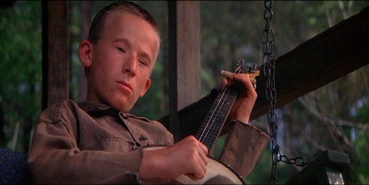 Billy Redden as "Lonnie", the creepy banjo playing kid from "Deliverance"