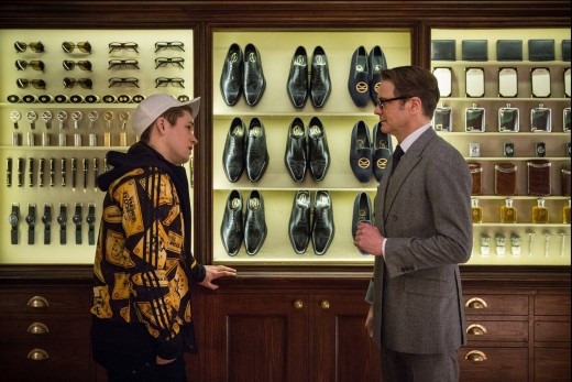 Eggsy and Harry talking about becoming an agent