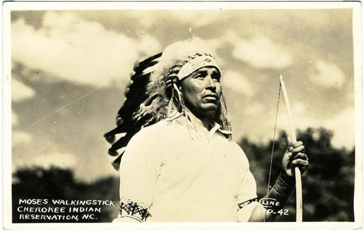 Moses Walkingstick, Cherokee Indian Reservation, N.C.