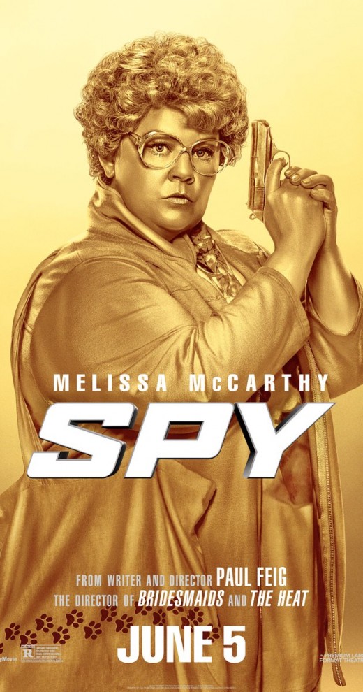  Melissa McCarthy as the lead actress in the spy film