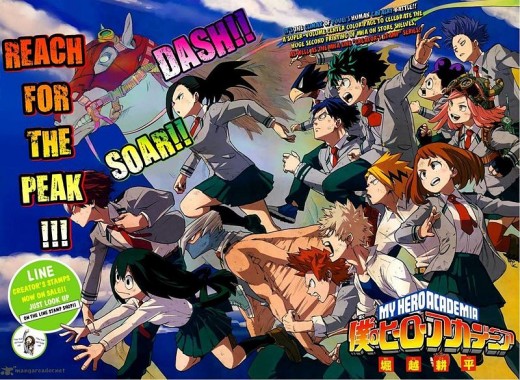 Our beloved characters form Class 1-A dash into action. PLUS ULTRA!
