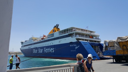 Our Ferry to Paros