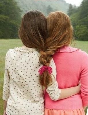 Although distance might separate two friends, in their hearts, they will never be separated.