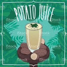 4 cups of POTATO WATER a day
