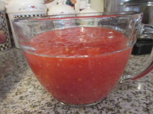 4 cups tomato puree