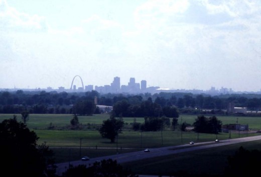 St. Louis Seen From Cahokia