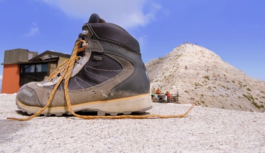 Good hiking boots are a must.