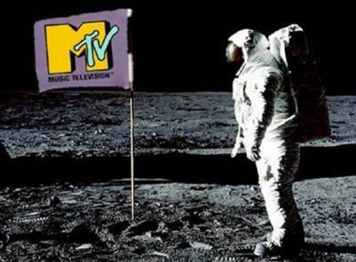 The moonman and the flashing MTV logo on the flag became the iconic symbol for the network.  While starting out very small, it allowed more creativity for musicians and changed the music landscape.