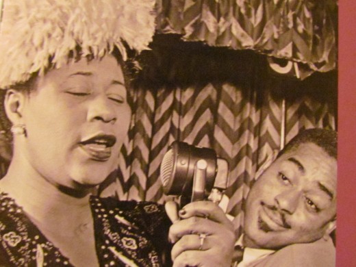 Ella Fitzgerald, is featured in this photo from the publication who appeared at the Apollo, numerous times.